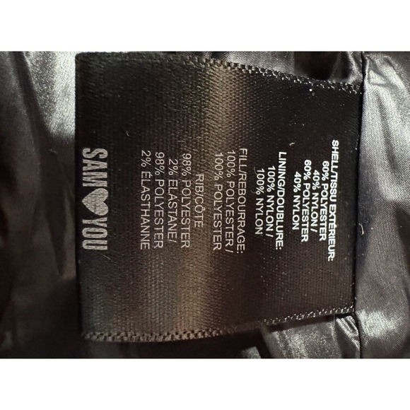 Sam Edelman Hooded Puffer Jacket‎ Sz.-M Cashmere Beige Read - Picture 10 of 11